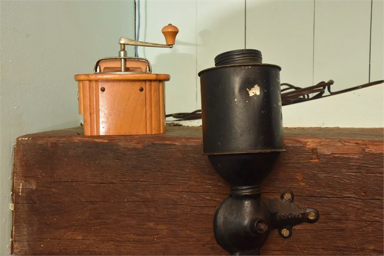 Two (2) Vintage Coffee Grinders