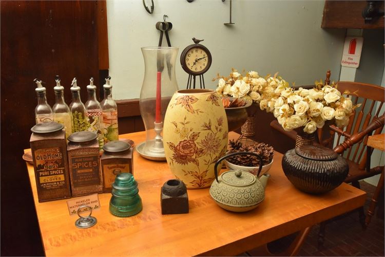 Group Lot Of Decorative Objects