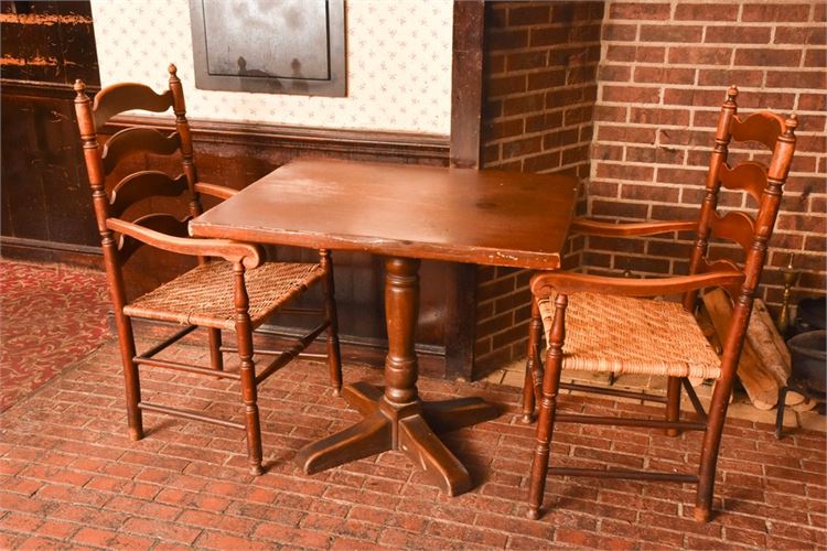 Dining Table and Two (2) Chairs