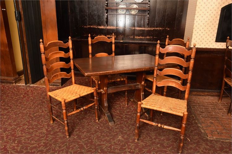 Dining Table and Four (4) Chairs