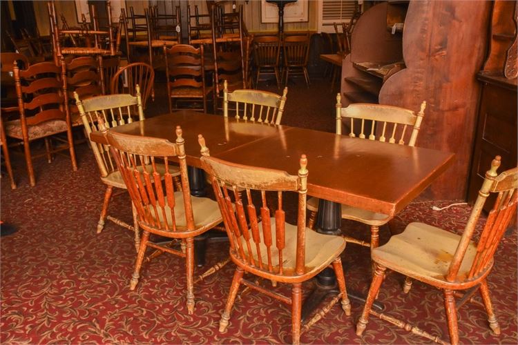 Dining Table and Six (6) Chairs