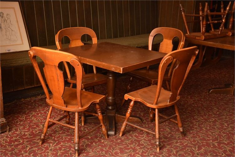 Dining Table and Four (4) Chairs