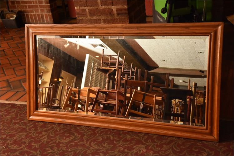 Wood Framed Wall Mirror