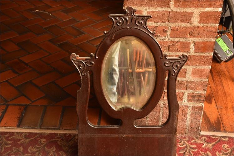 Carved Wood Mirror