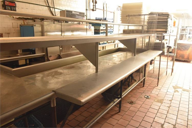 Large Stainless Steel Counter