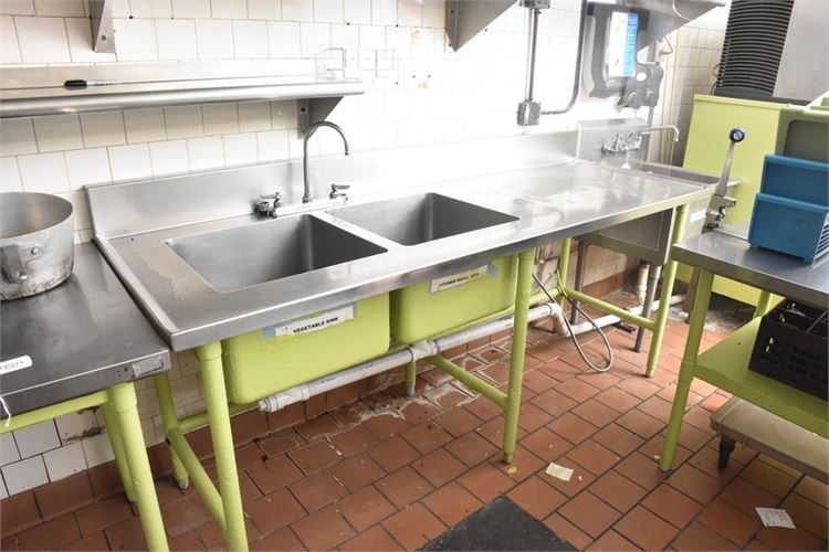 Stainless Steel Double Prep Sink