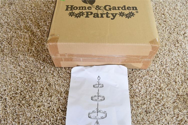 HOME GARDEN PARTY  Three Tiered Food Stand (NEW)