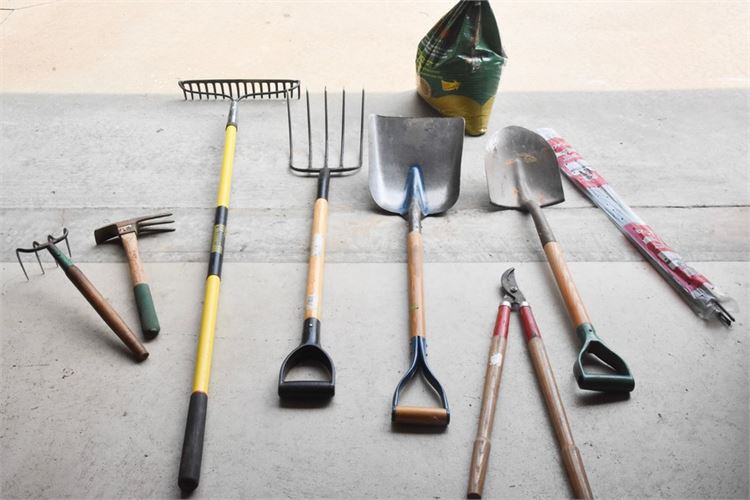 Group Lot Of Garden Tools