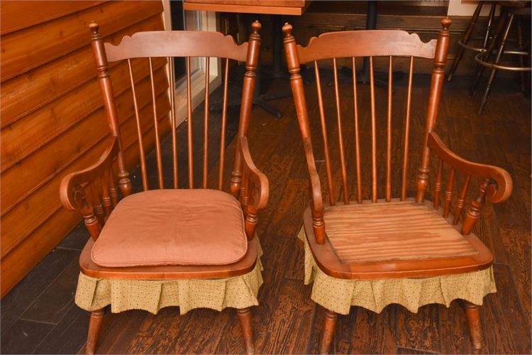 Pair Of Spindle Back chairs