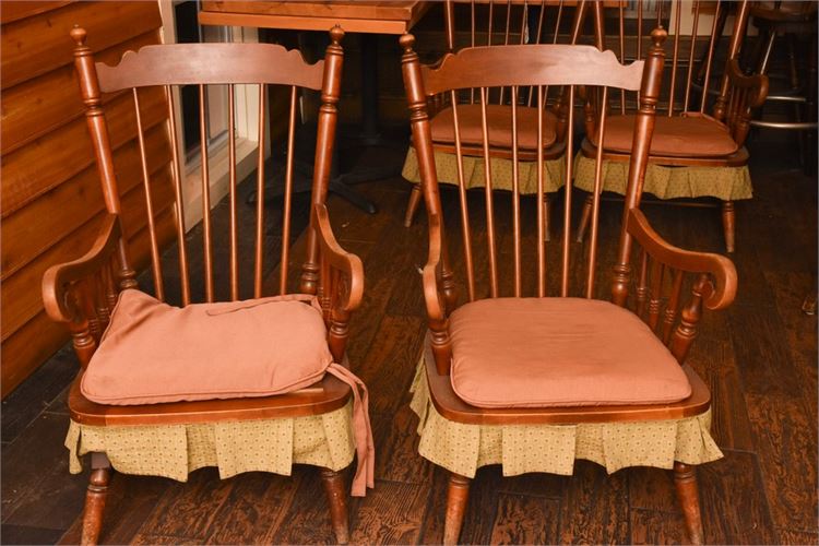 Pair Of Spindle Back chairs