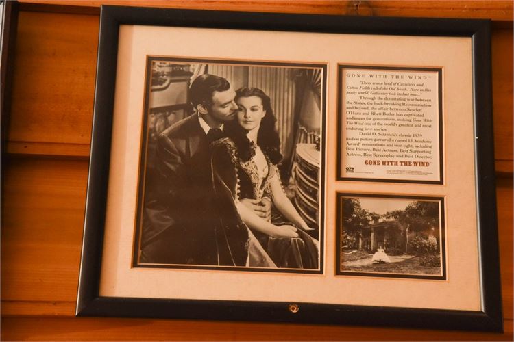 Framed "Gone With The Wind" Photographs