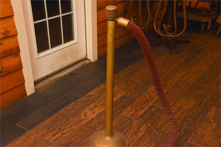 Velvet Rope and Brass Stand