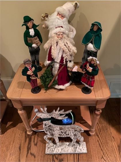 Group Lot Of Christmas Decorations