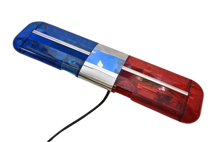 Blue Red and White Light Bar