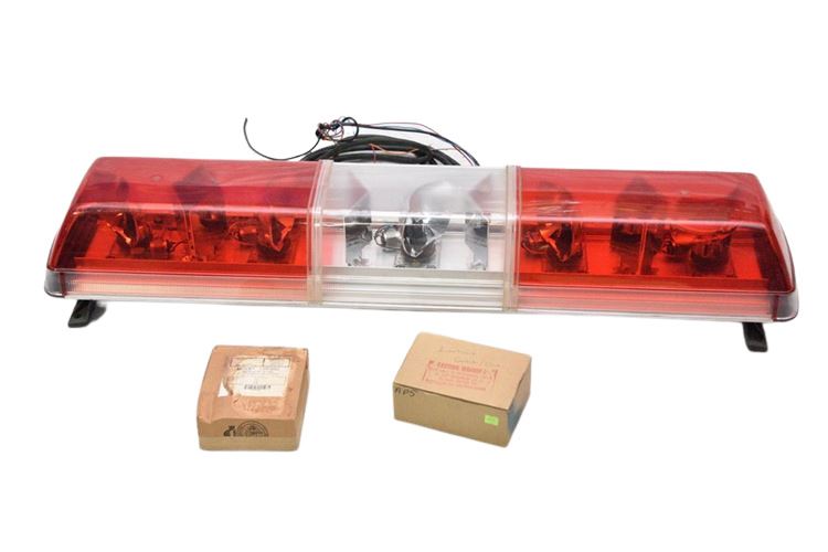 Red and White Light Bar