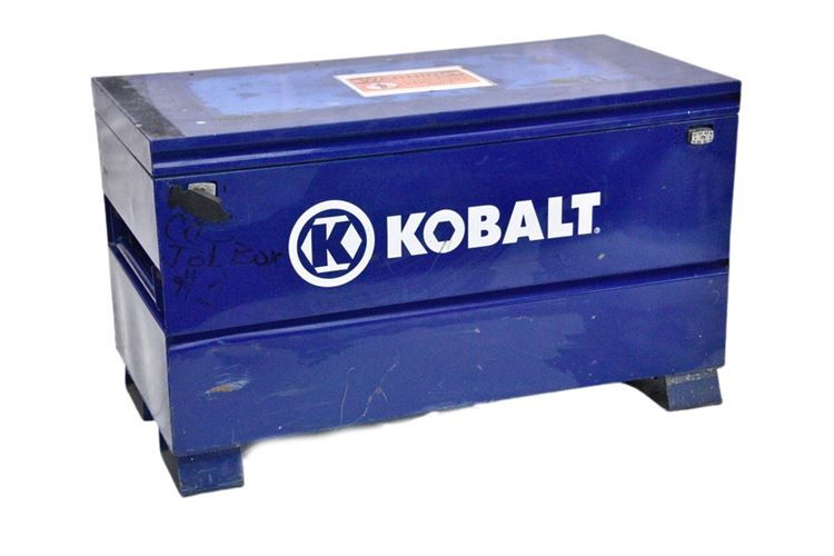 Blue Metal KOBALT Chest  With Wheels