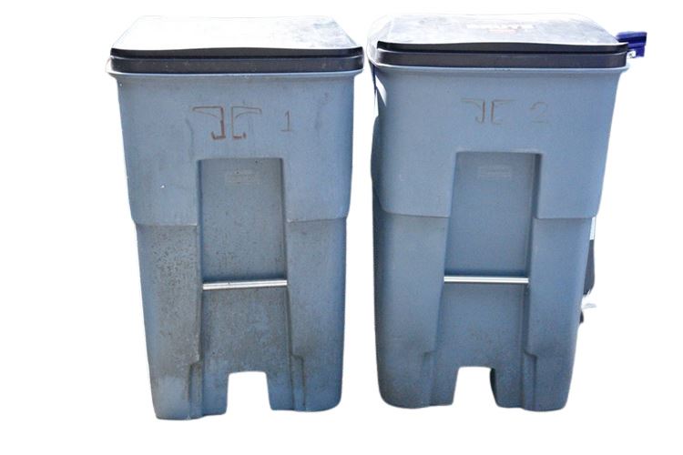 Two (2) Large Trash Bins