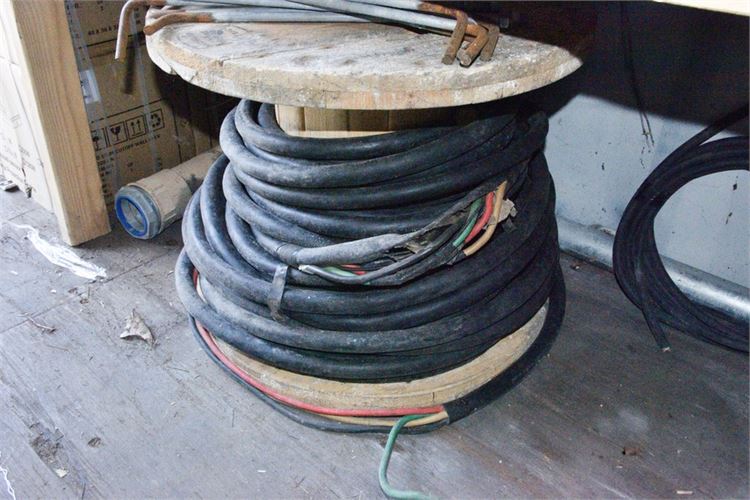 Spool of Heavy Copper Cable