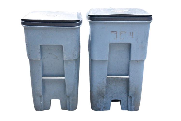 Two (2) Large Trash Bins