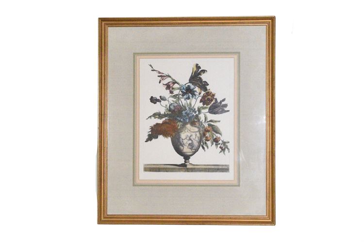 J. Baptiste Sculp Framed Floral Still Life Print