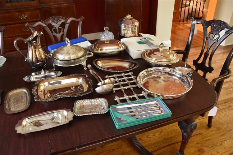 Assorted Flatware and Service Items