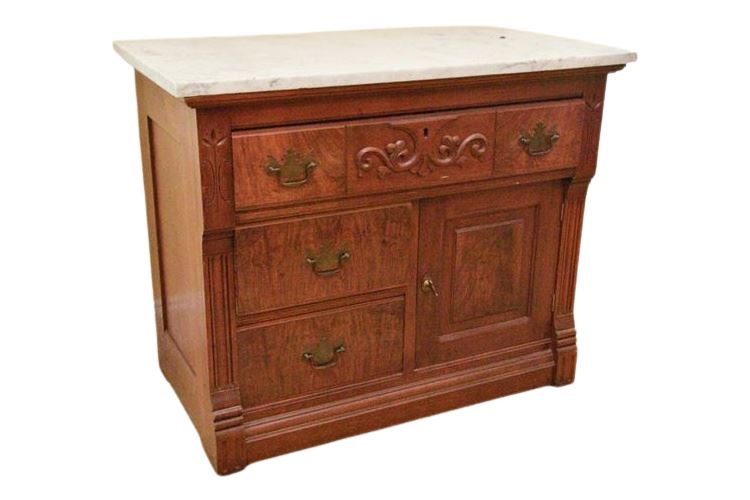 Marble Top Wash Stand