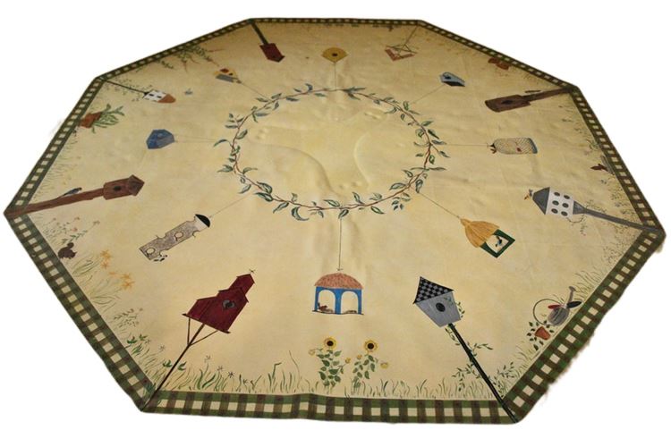 Decorative Octagonal  Canvas Mat