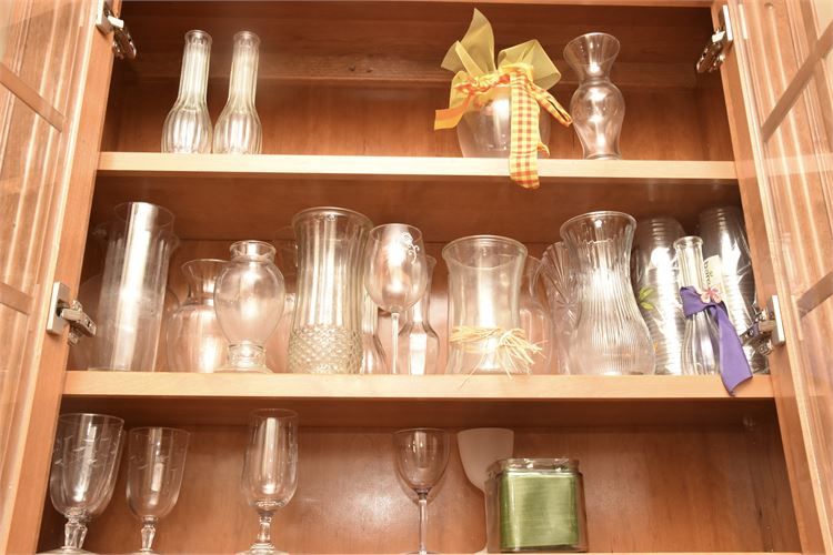 Group Lot Of Glass Objects