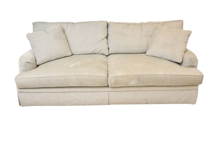 Contemporary Sofa With Accent Pillows