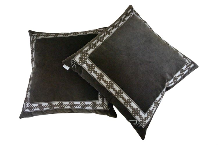 Pair Of LACEFEILD DESIGNS Accent Pillows