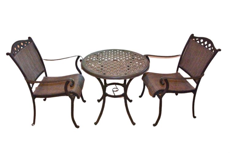 Three (3) Piece Aluminum Patio Set