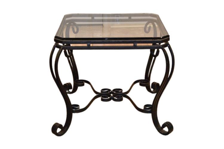 Wrought Iron Occasional Table