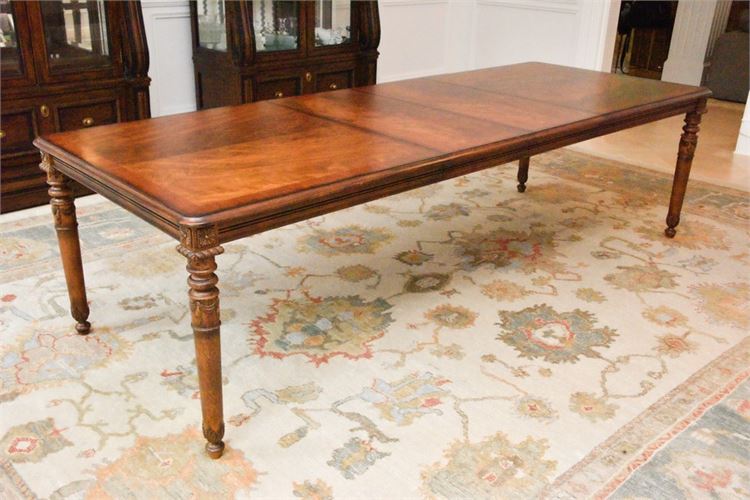 Classical Flame Veneered Dining Table