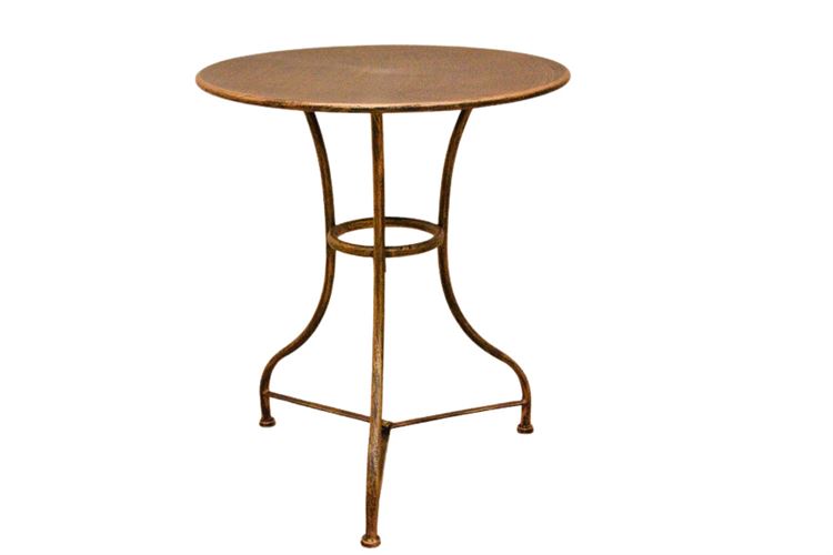 Decorative Metal Pub Table