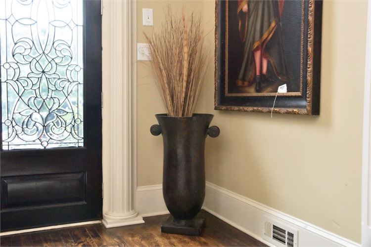 Palace Sized  Solid Bronze Roman Style Vase - 30" x 16" (Retail Price $3,375.00)
