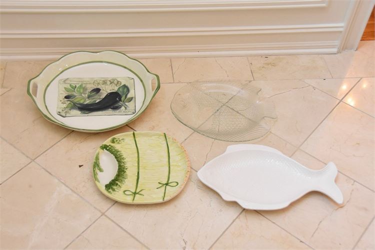 Four (4) Decorative Dishes