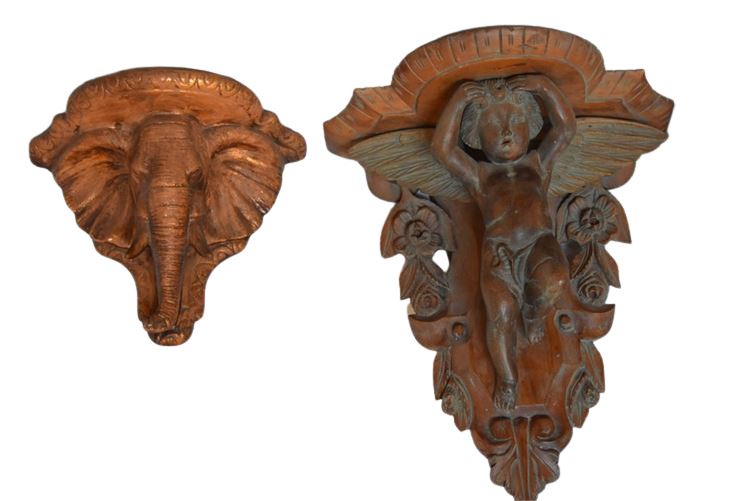 Two Figural Sconces