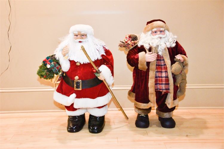 Two (2) Santa Claus Figures