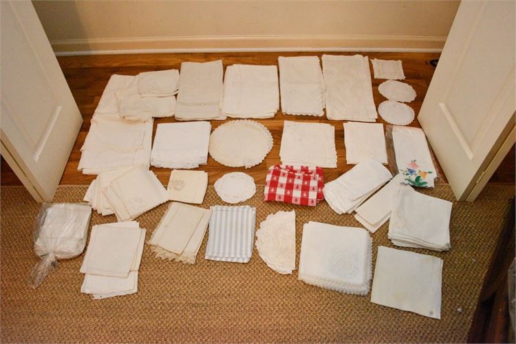Group Lot Of Linens