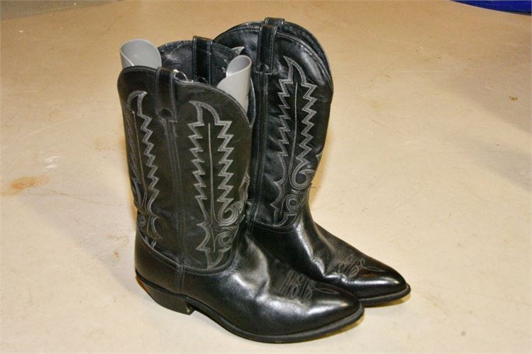 CODE WEST Size 11E Leather Cowboy Boots