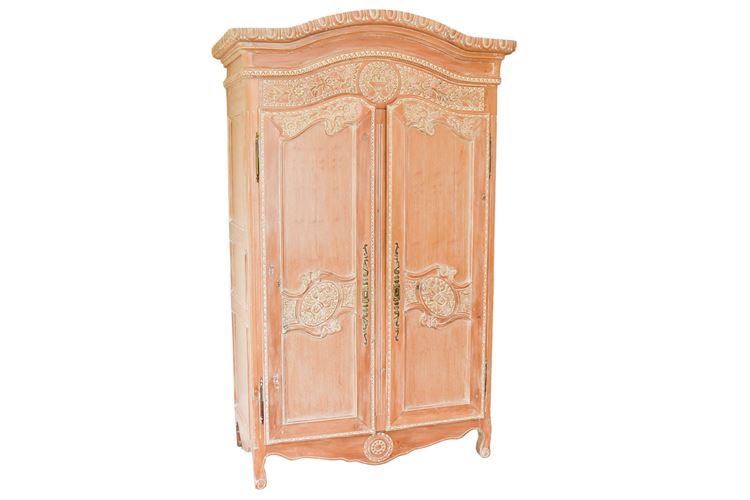 Carved Wood Armoire