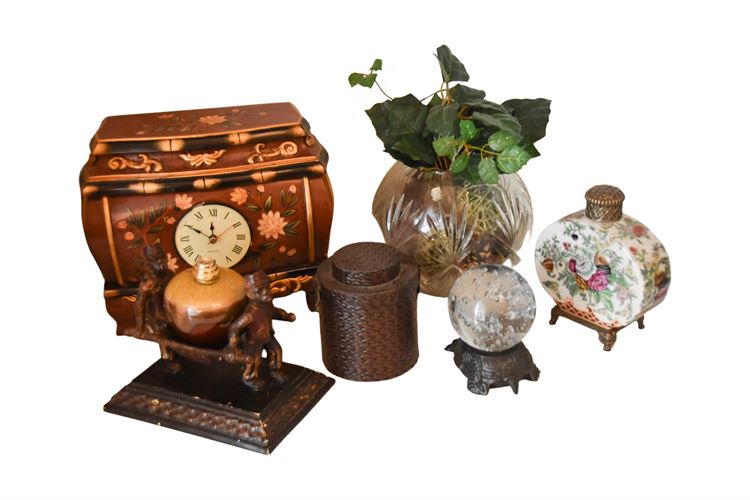 Group Lot Of Decorative Objects