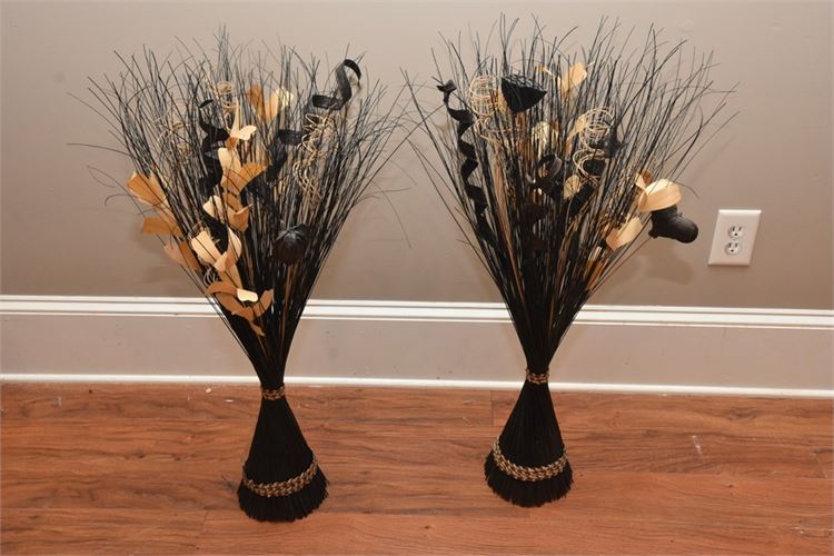 Pair Decorative Floral Arraignments