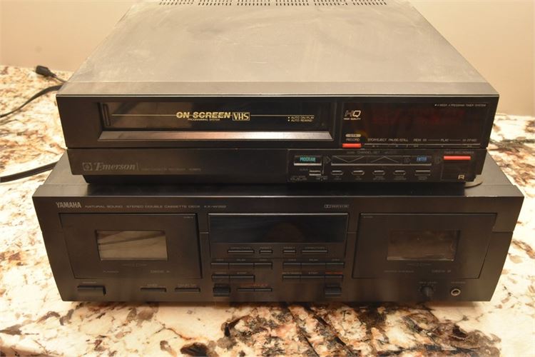 VHS Player and Cassette Deck