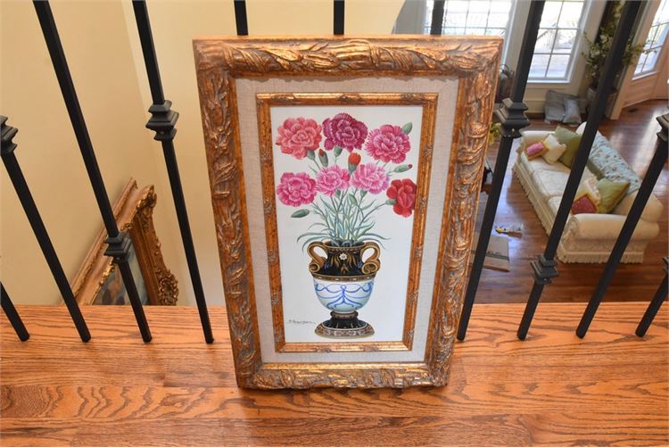 Framed Floral Print