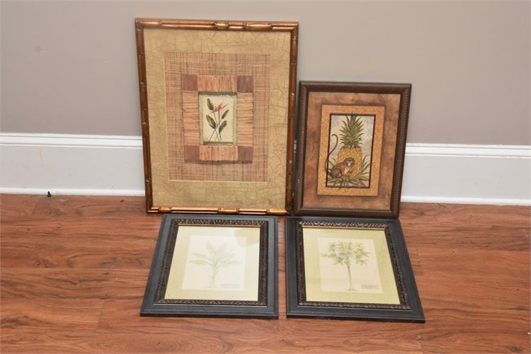 Four (4) Framed Artworks