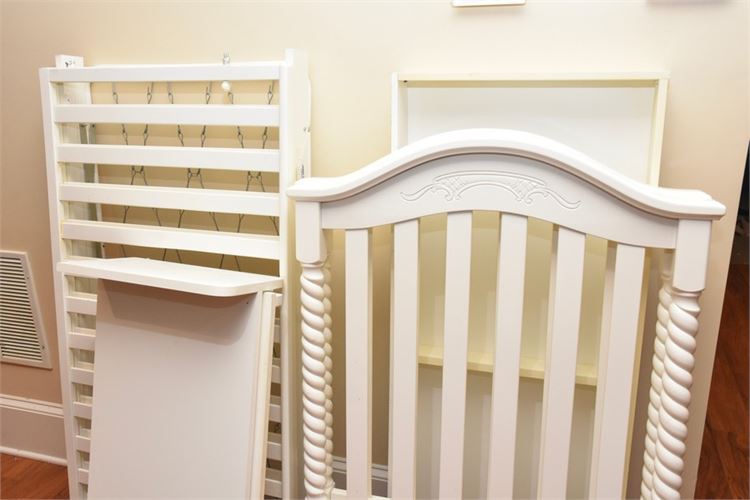 White Painted Crib