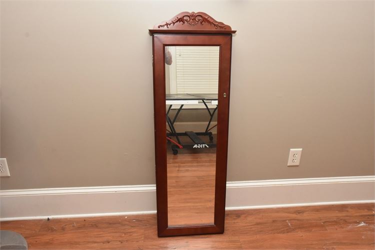 Mahogany Mirror With Internal Storage