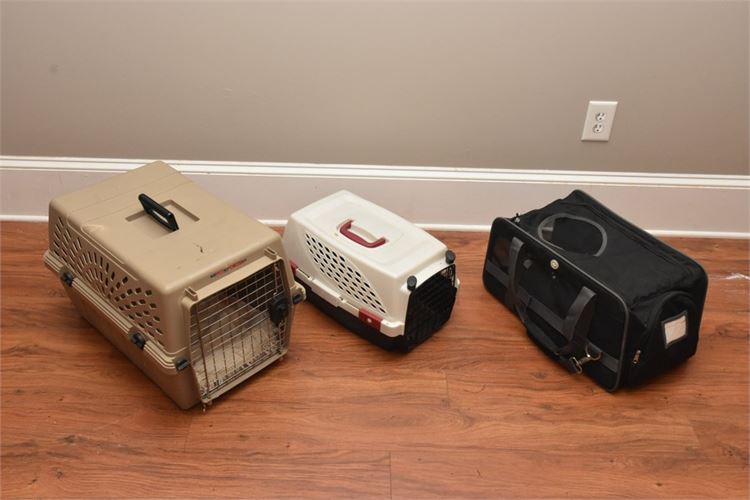 Three (3) Pet Crates