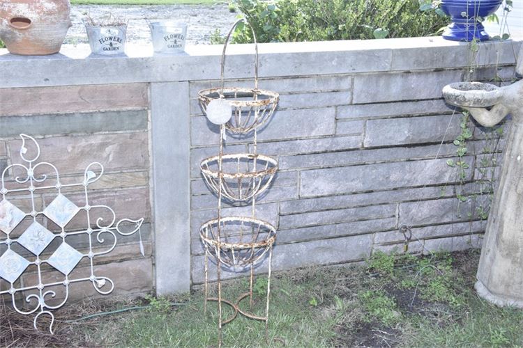 Three Tier Metal Plant Stand